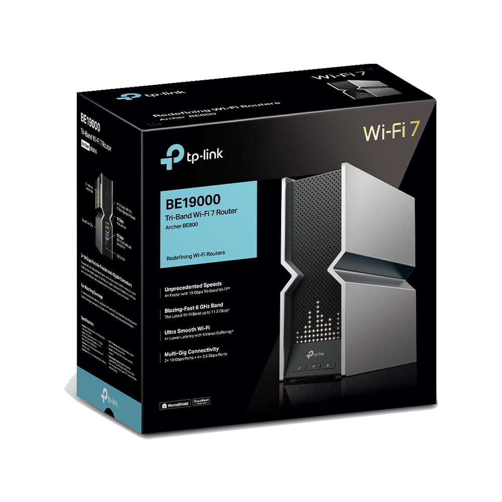 TP-Link Archer BE800 BE19000 Tri-Band Wi-Fi 7 Router - Image 5