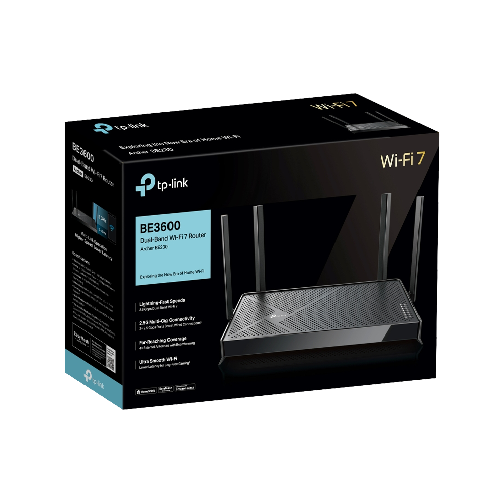 TP-Link BE3600 Archer BE230 Dual-Band Wi-Fi 7 Router - Image 3